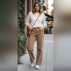 Vans Tan Women's Straight Leg Jeans